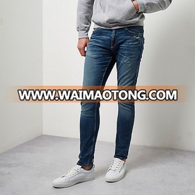 New style boys pants jeans neo blue wash Sid skinny jeans with factory price