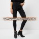 Women Black washed super skinny ripped jeans girls jeans pants