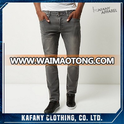 Men Grey Dylan Slim Fit Jeans Fashion Man Latest Modern Jeans Pants