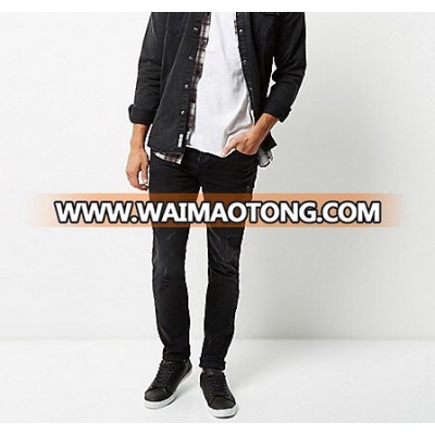 Wholesale Mens Black tumbled Dylan slim fit jeans mens black jeans